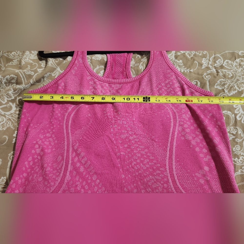 Lululemon Swiftly Tech Racerback Tank Top Pink Size 12 - Picture 3 of 7